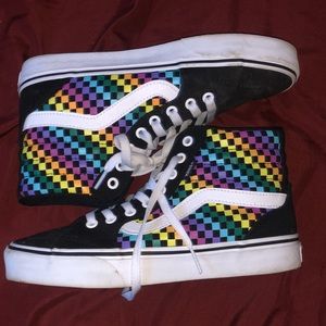 High Top Multi Color Vans
